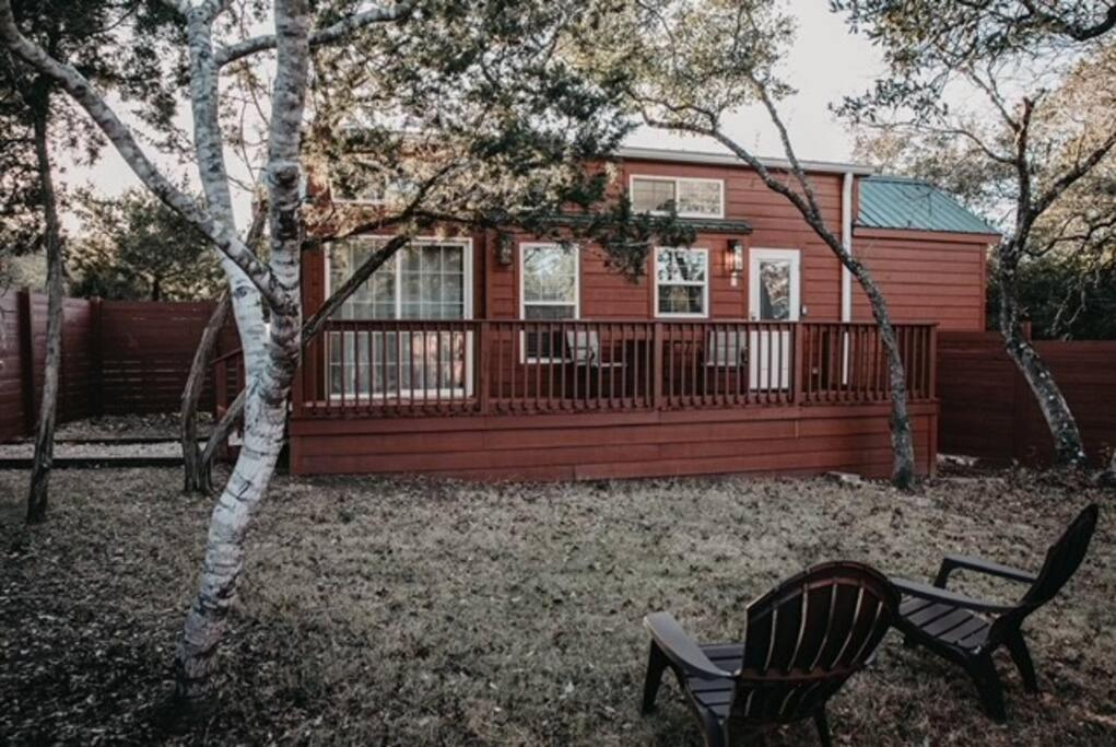 The Longhorn Cabin - Cabins At Rim Rock Austin Exterior foto